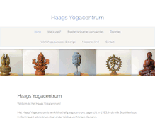 Tablet Screenshot of haagsyogacentrum.nl